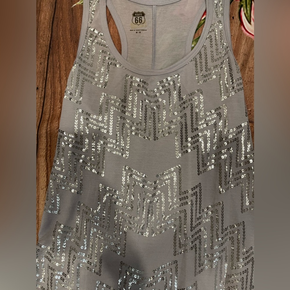 Route 66 Racerback Sequence Tank - Picture 2 of 3